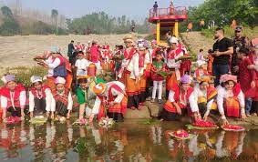 বর্ণাঢ্য আয়োজনে পাহাড়ে বৈসাবী উৎসব শু